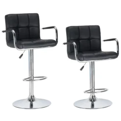 Barhocker LUISA 2er Set schwarz | GONSER.CH