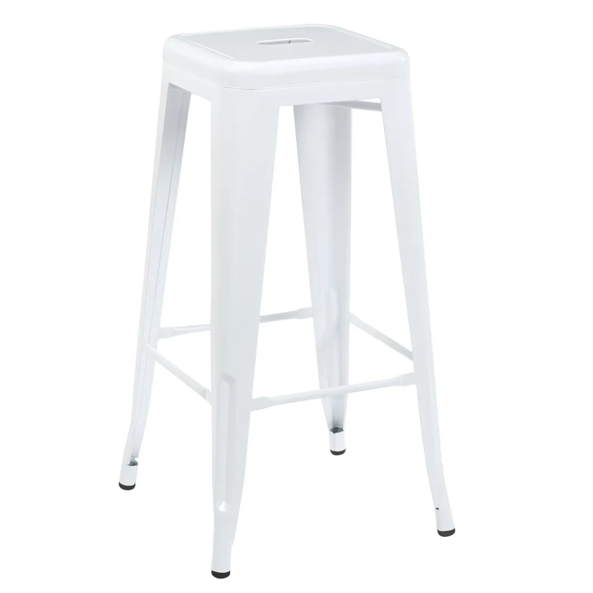 Barhocker Metall METALLIX 2er Set weiss