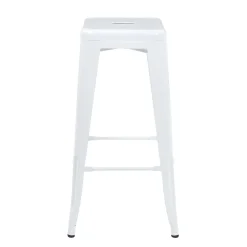 Barhocker Metall METALLIX 2er Set weiss