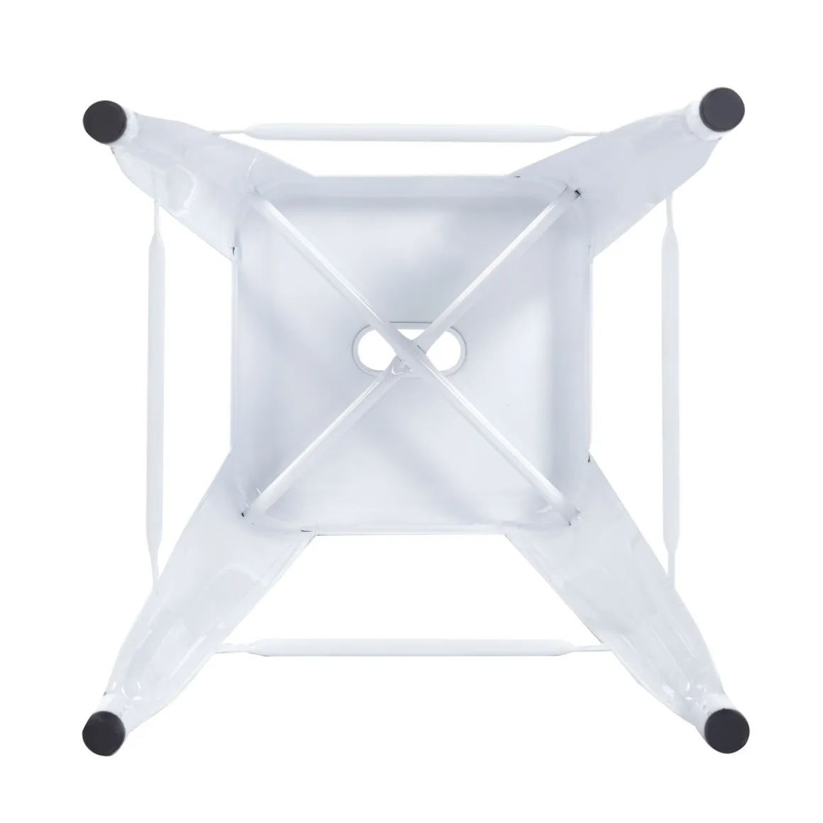 Barhocker Metall METALLIX 2er Set weiss