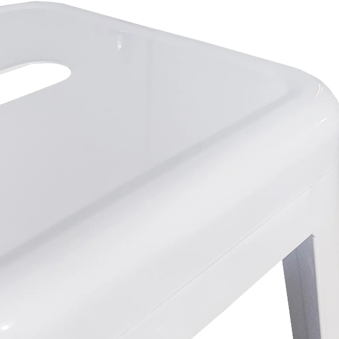 Barhocker Metall METALLIX 2er Set weiss