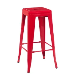 Barhocker Metall METALLIX 2er Set rot | GONSER.CH