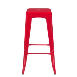 Barhocker Metall METALLIX 2er Set rot | GONSER.CH