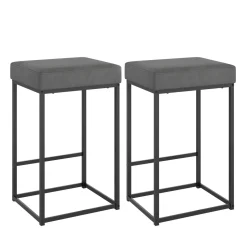 Barhocker RODRIGO 2er Set anthrazit | GONSER.CH