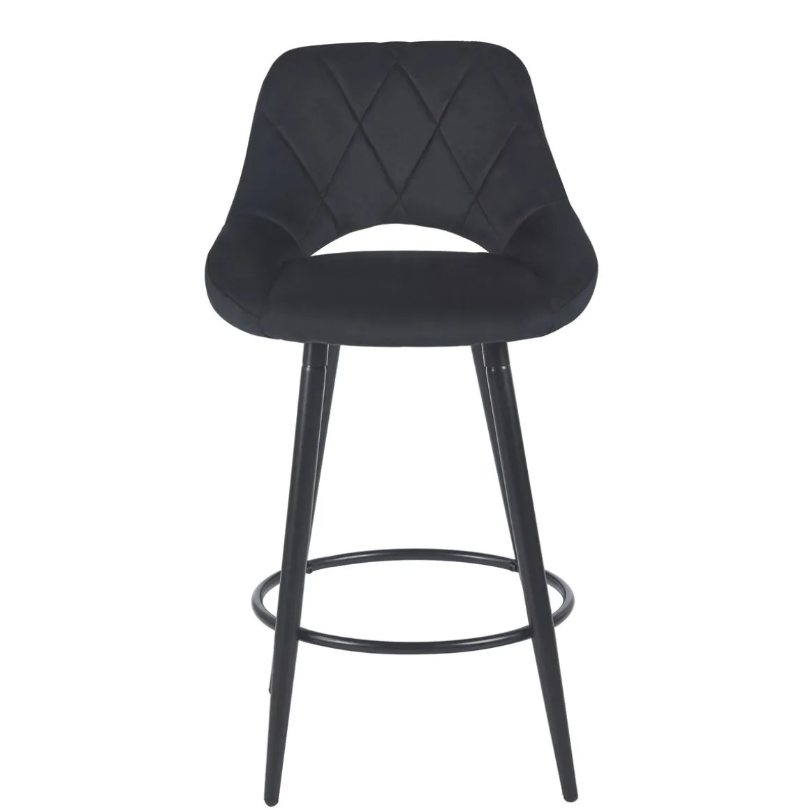 Barhocker Samt GORDON 2er Set anthrazit | GONSER.CH