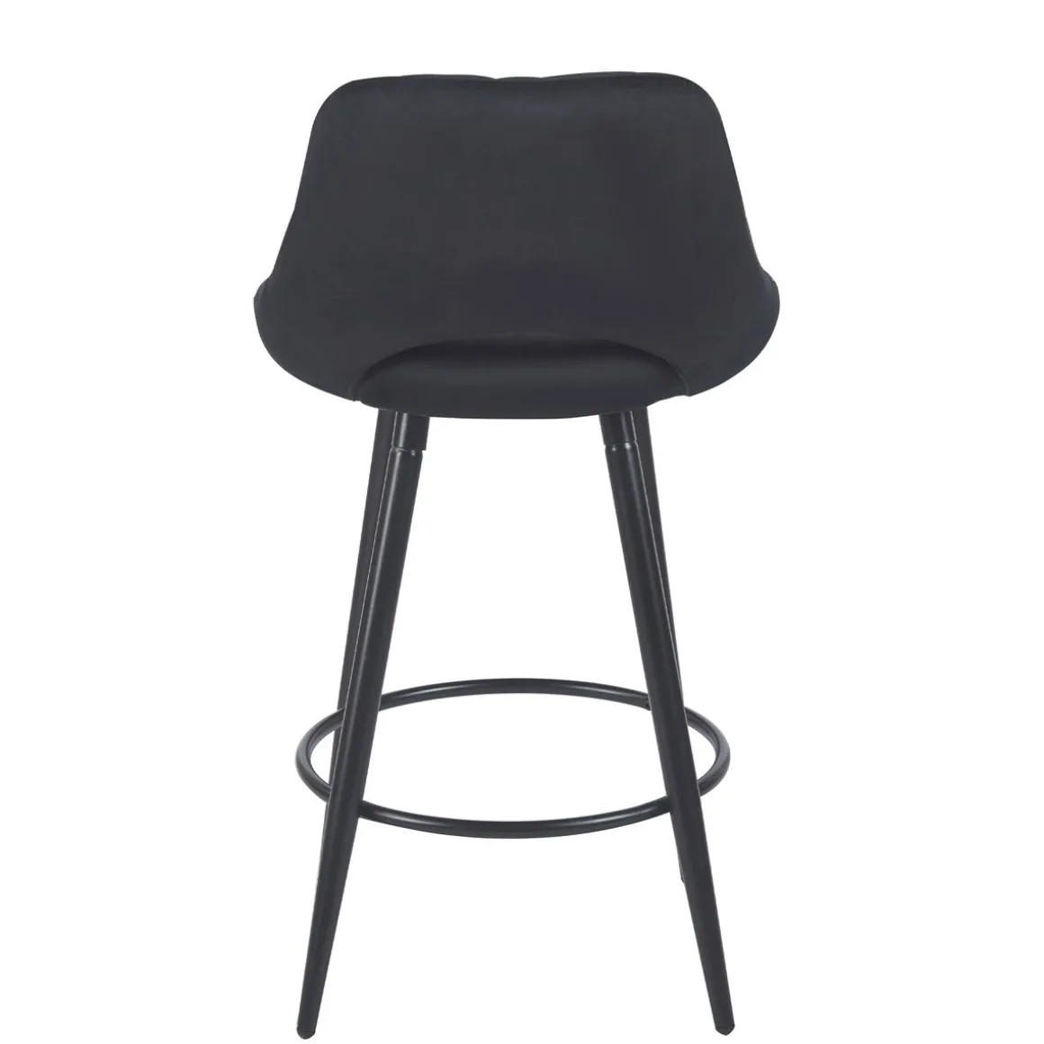 Barhocker Samt GORDON 2er Set anthrazit | GONSER.CH