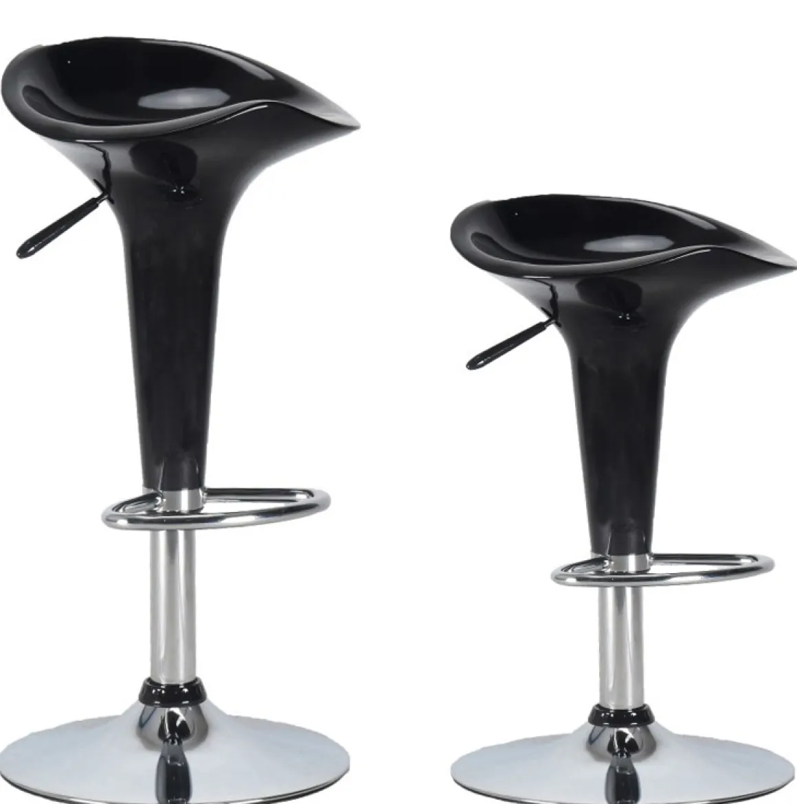 Barhocker STELLA 2er Set schwarz | GONSER.CH