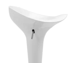 Barhocker STELLA 2er Set weiss