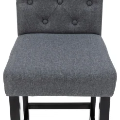Barhocker WADE 2er Set anthrazit/schwarz