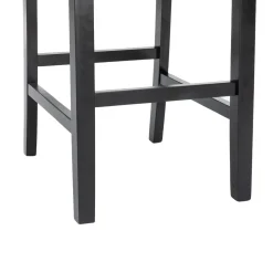 Barhocker WADE 2er Set grau/schwarz