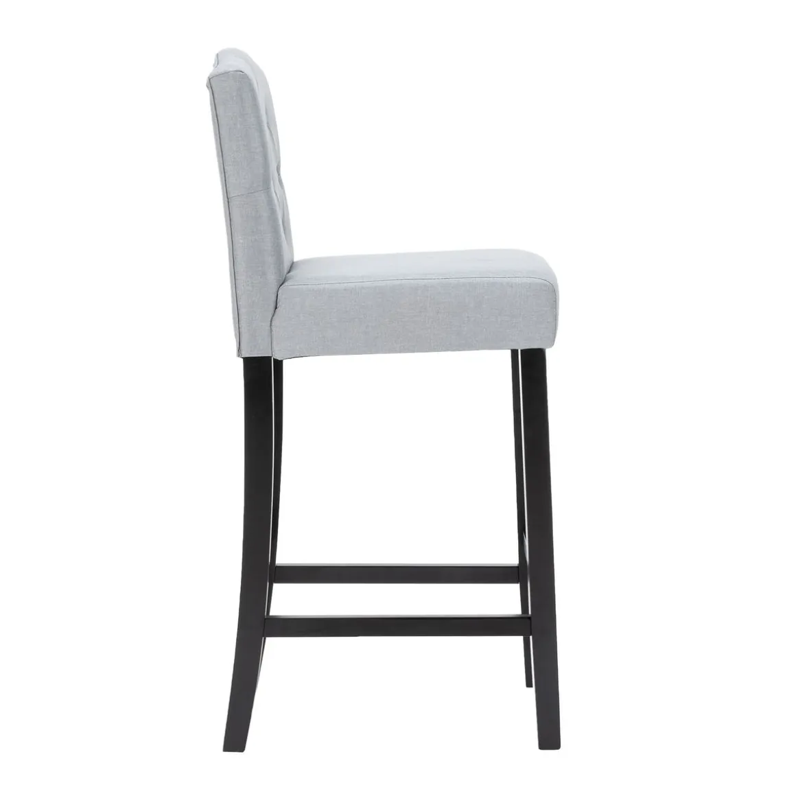 Barhocker WADE 2er Set grau/schwarz