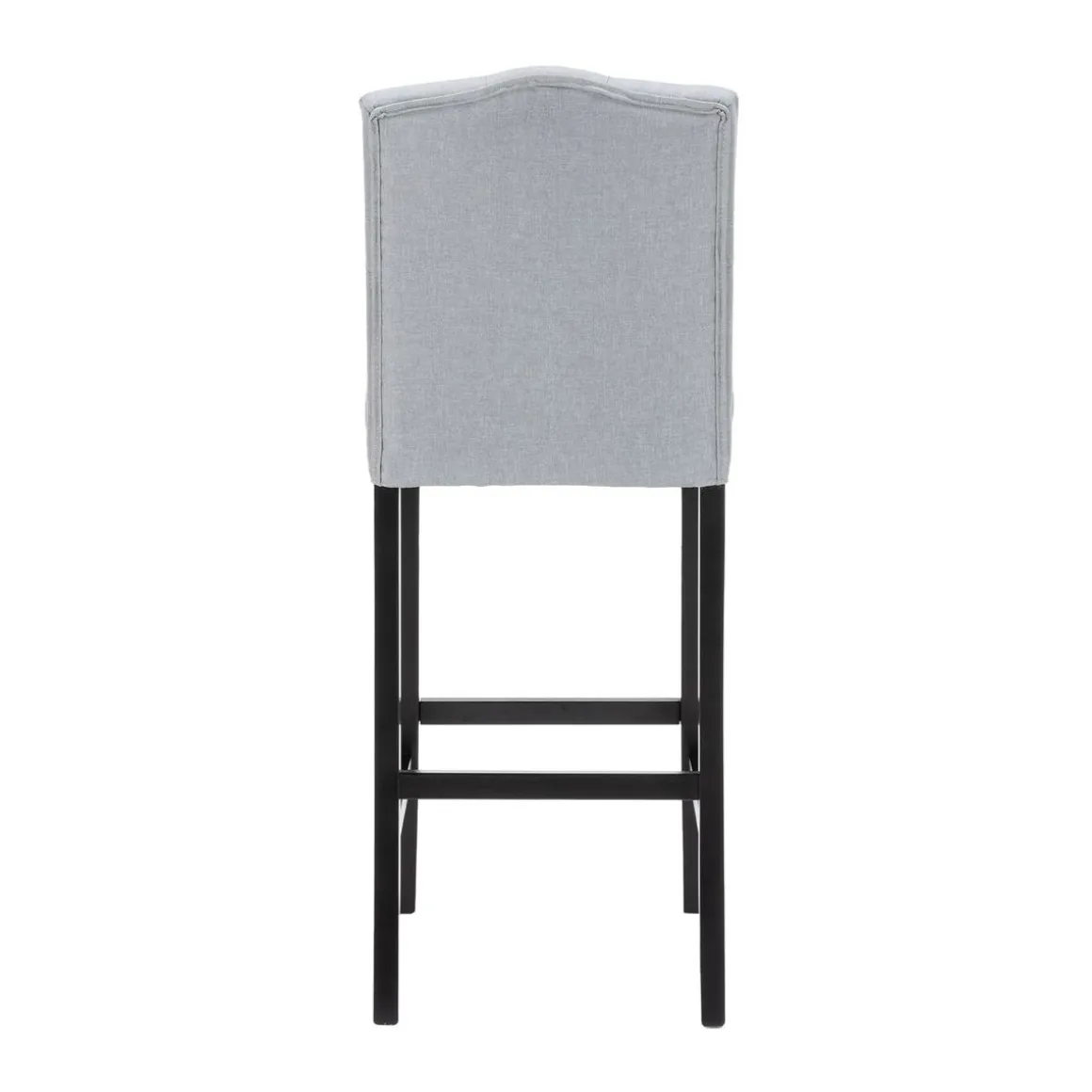 Barhocker WADE 2er Set grau/schwarz