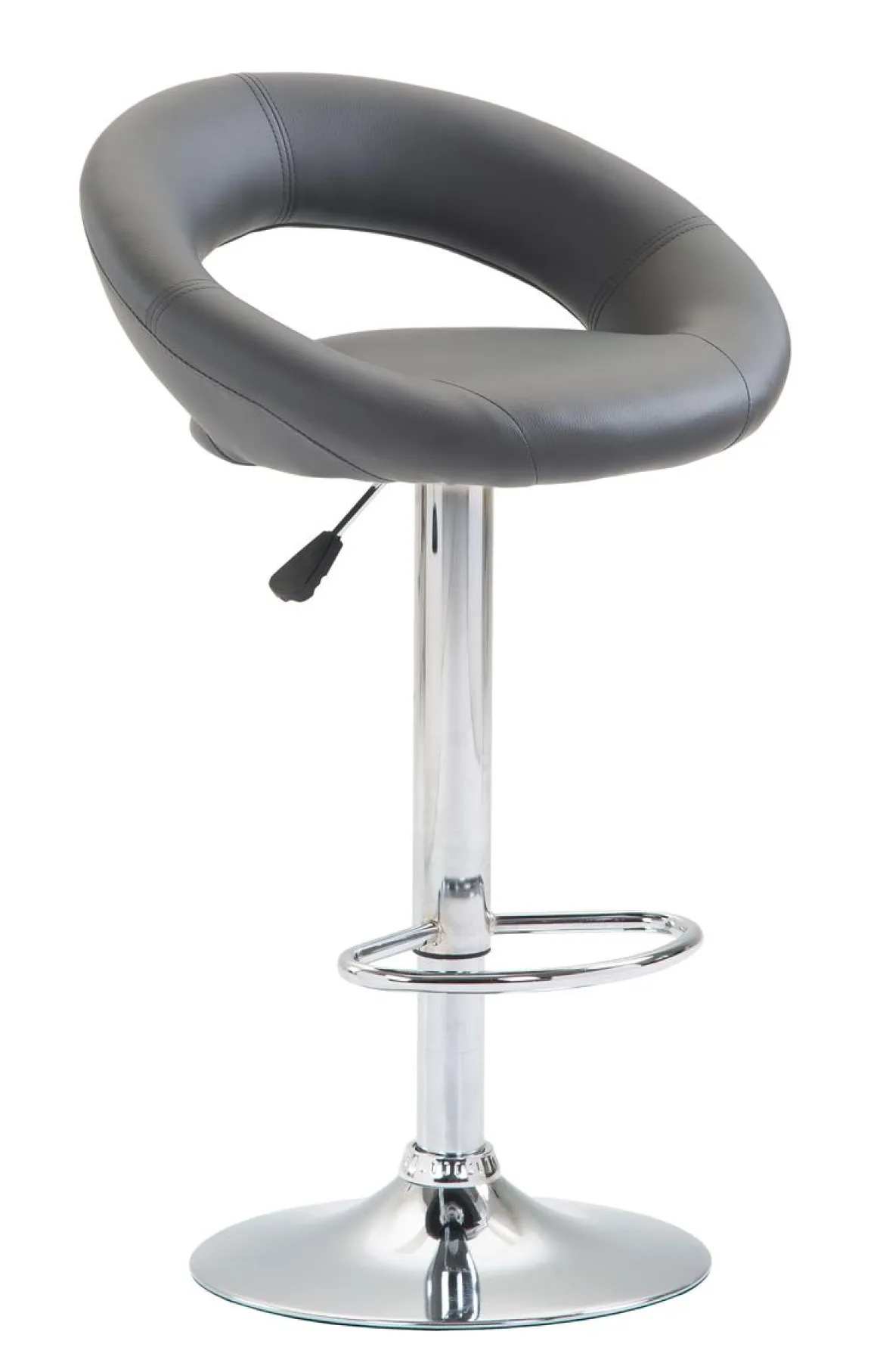 Barhocker WANDA 2er Set anthrazit