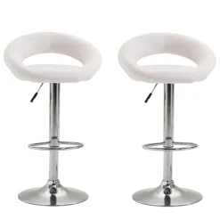 Barhocker WANDA 2er Set weiss | GONSER.CH