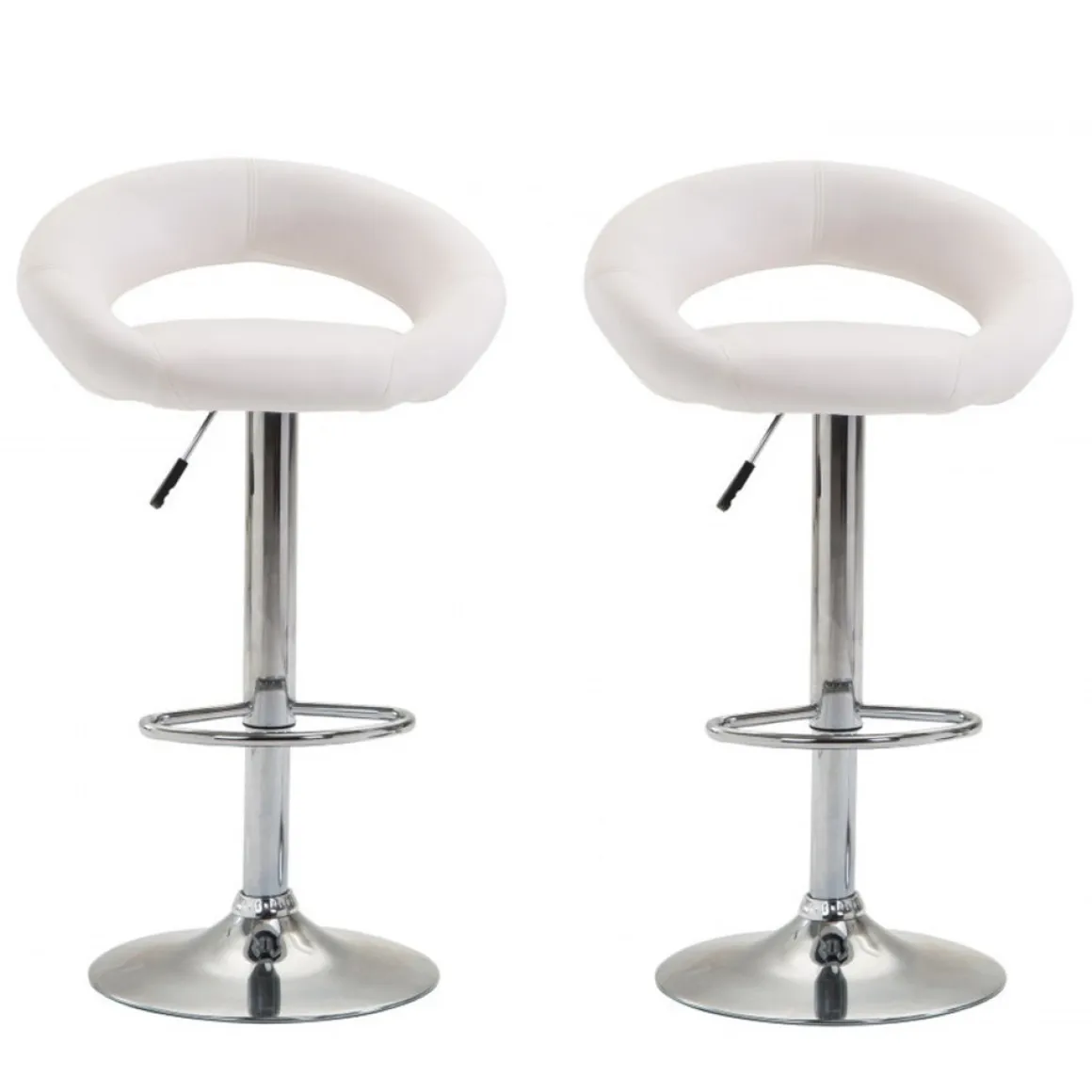 Barhocker WANDA 2er Set weiss | GONSER.CH