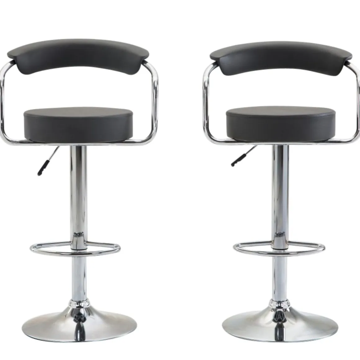 Barhocker WENDY 2er Set anthrazit | GONSER.CH