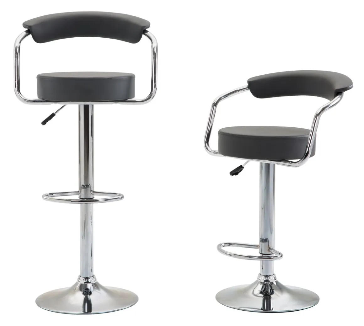 Barhocker WENDY 2er Set anthrazit | GONSER.CH