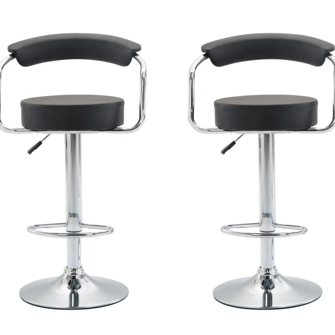 Barhocker WENDY 2er Set schwarz | GONSER.CH