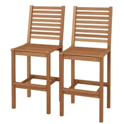 Barstuhl Holz CANELA 2er Set
