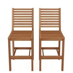 Barstuhl Holz CANELA 2er Set