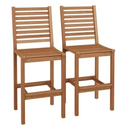 Barstuhl Holz CANELA 2er Set