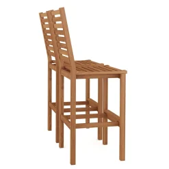 Barstuhl Holz CANELA 2er Set