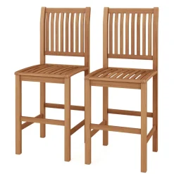 Barstuhl Holz PERUGIA 2er Set