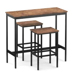 Bartisch mit Barhocker Set Vintage BONITA 100 x 40 x 90 cm | GONSER.CH