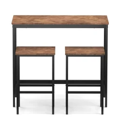 Bartisch mit Barhocker Set Vintage BONITA 100 x 40 x 90 cm | GONSER.CH