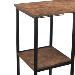 Bartisch mit Barhocker Set Vintage BONITA 120 x 40 x 91 cm