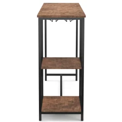 Bartisch mit Barhocker Set Vintage BONITA 120 x 40 x 91 cm