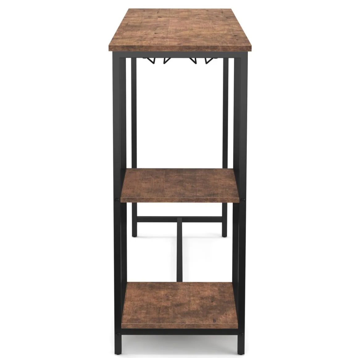 Bartisch mit Barhocker Set Vintage BONITA 120 x 40 x 91 cm