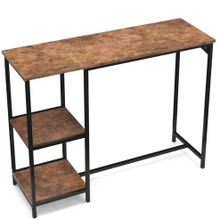 Bartisch mit Barhocker Set Vintage BONITA 120 x 40 x 91 cm