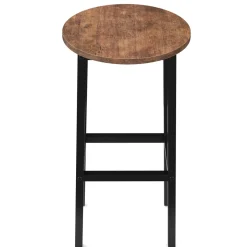 Bartisch mit Barhocker Set Vintage BONITA 120 x 40 x 91 cm