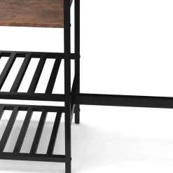 Bartisch mit Regal Vintage BONITA 110 x 40 x 90 cm