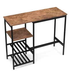 Bartisch mit Regal Vintage BONITA 110 x 40 x 90 cm