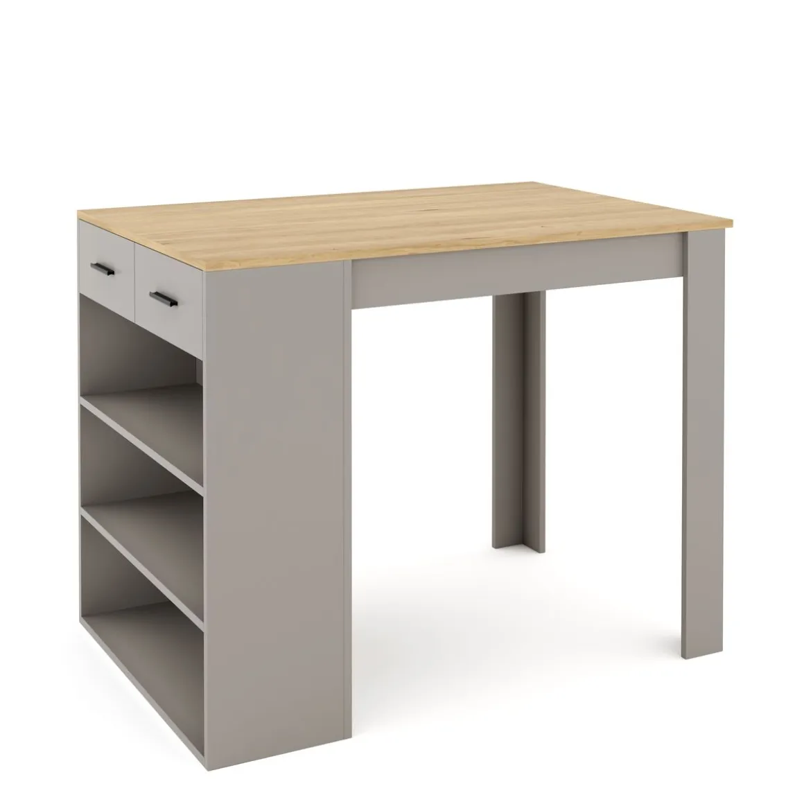 Bartisch MORRISON 100 x 67 x 77 cm natur/anthrazit