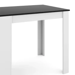 Bartisch MORRISON 100 x 67 x 77 cm weiss/anthrazit