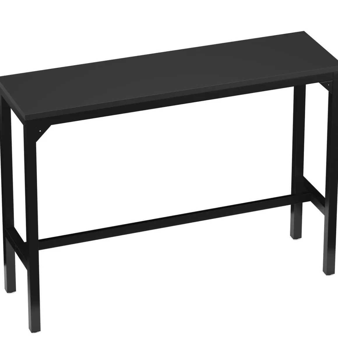 Bartisch PIETRO 140 x 40 x 100 cm schwarz