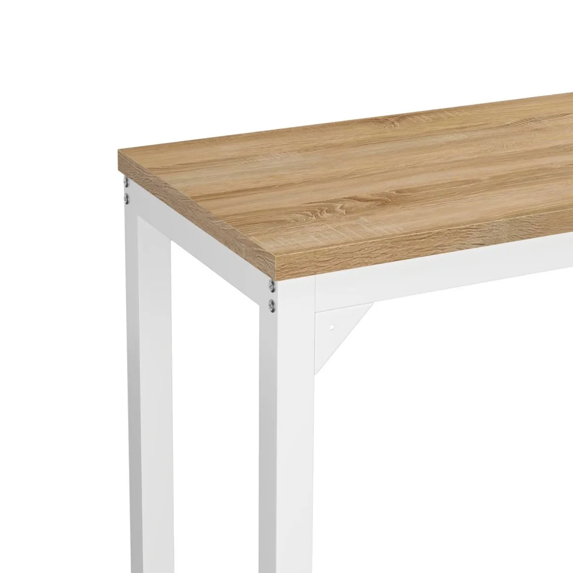 Bartisch PIETRO 120 x 40 x 100 cm weiss/hellbraun