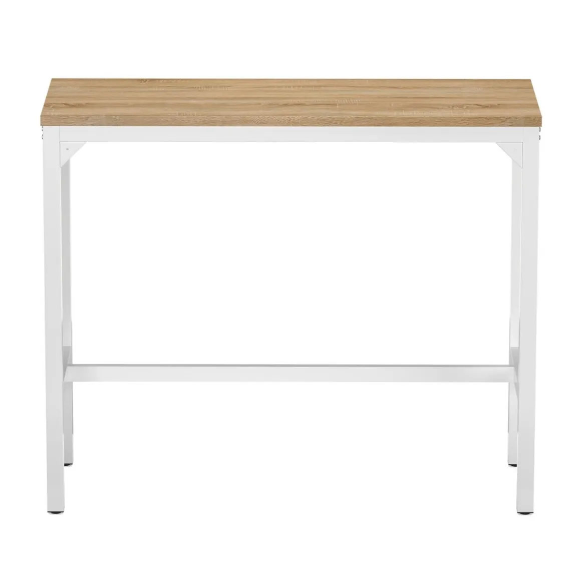 Bartisch PIETRO 120 x 40 x 100 cm weiss/hellbraun