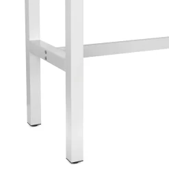 Bartisch PIETRO 140 x 40 x 100 cm weiss/hellbraun