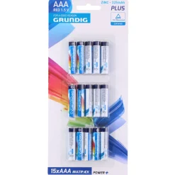 Batterie AAA GRUNDIG Power Plus 15 Stk.