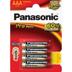 Batterie AAA Panasonic Pro Power Alkaline 4 Stk.