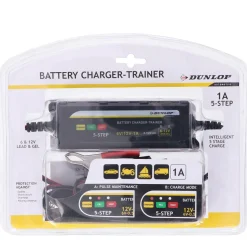 Batterieladegerät DUNLOP 6/12 V 1A