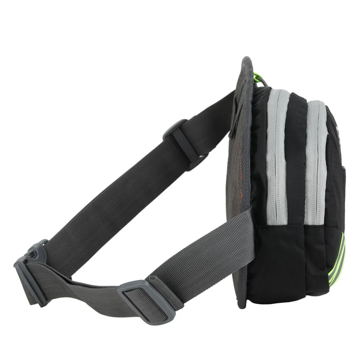 Bauchtasche AQUARUN mit Flaschenhalter schwarz/grau