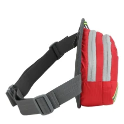 Bauchtasche AQUARUN mit Flaschenhalter rot/grau