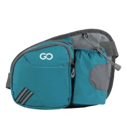 Bauchtasche AQUARUN mit Flaschenhalter türkis/grau