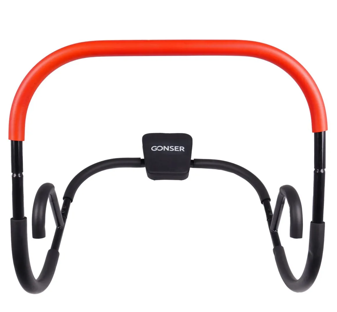 Bauchtrainer AB Roller schwarz / rot