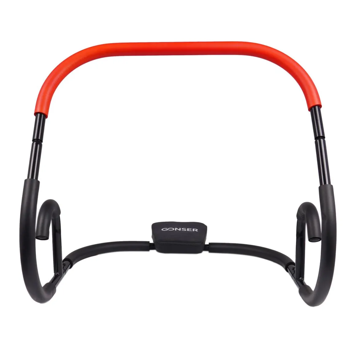 Bauchtrainer AB Roller schwarz / rot